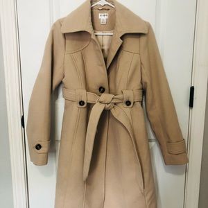 Motherhood Maternity Coat in Camel/Tan